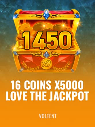 16 Coins x5000 Love the Jackpot
